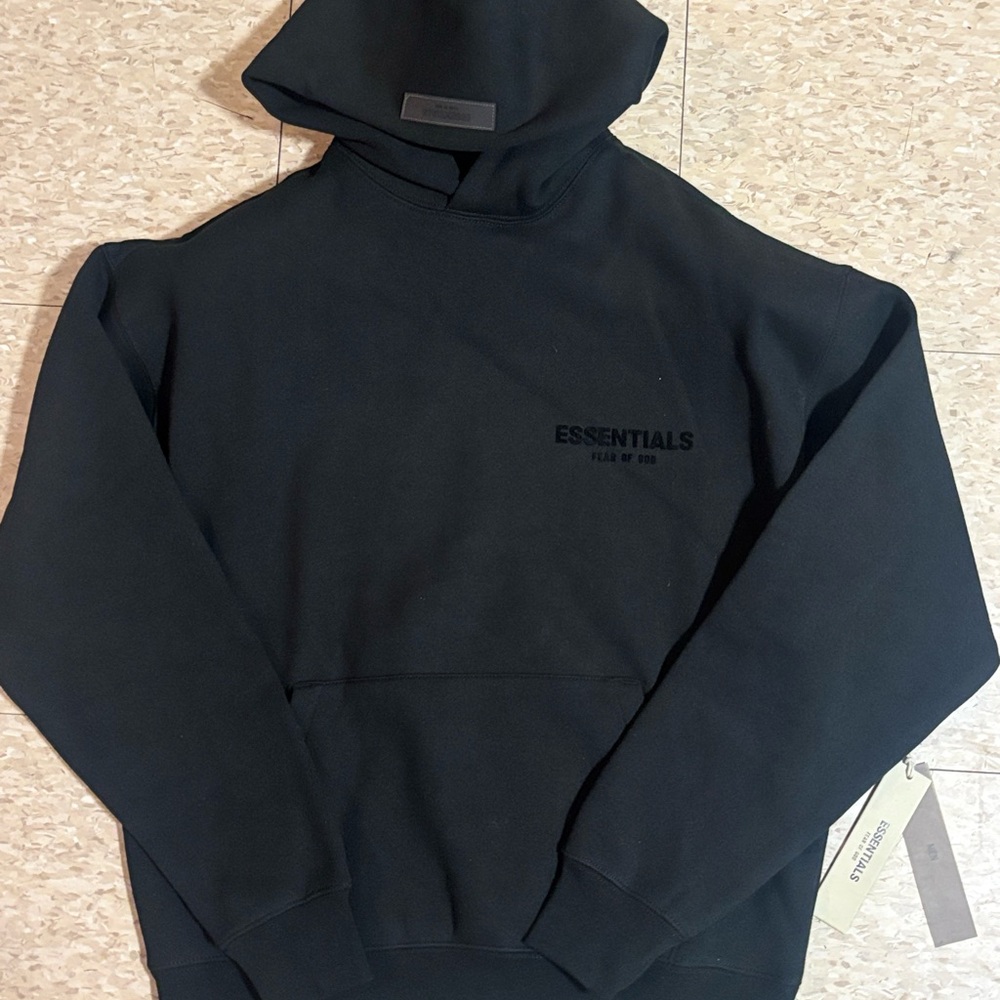 Essentials Midnight Black Pullover NWT - image 1